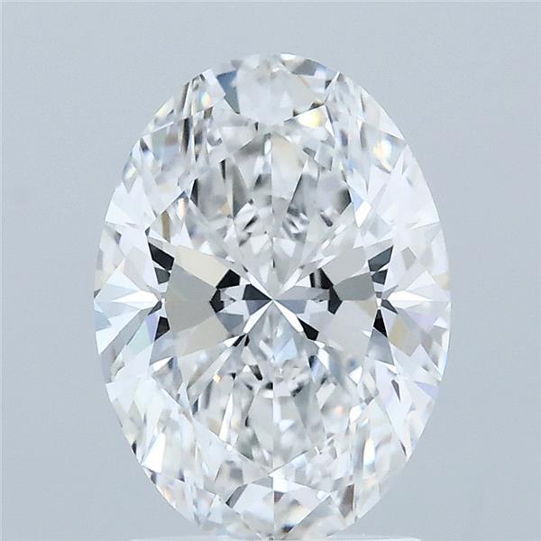 2.04ct Oval E VVS2 Lab Created Diamond