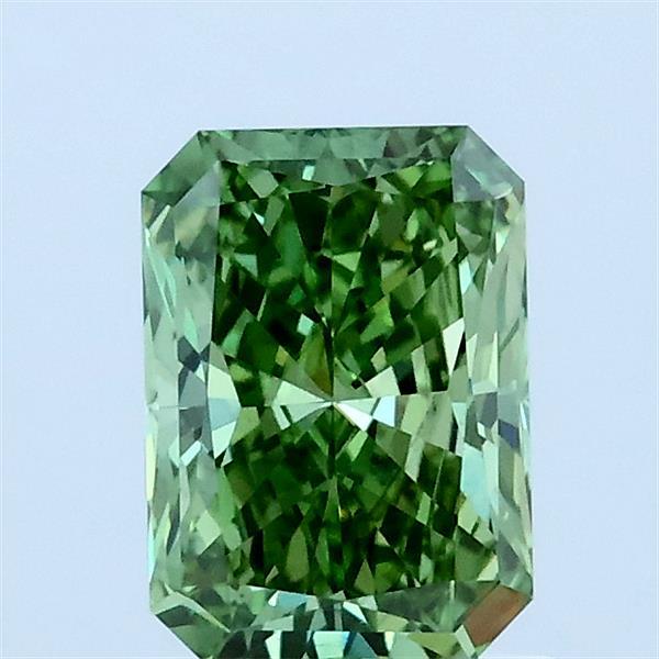 1ct Radiant FANCY VIVID GREEN VS1 Lab Created Diamond