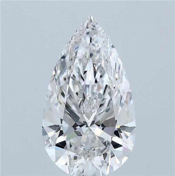3ct Pear F VS2 Lab Created Diamond