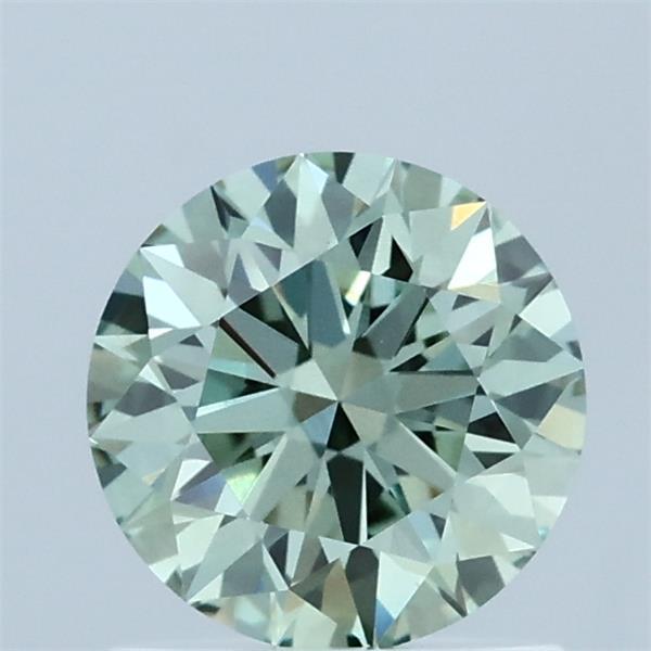 1.06ct Round FANCY INTENSE GREEN VS1 Lab Created Diamond