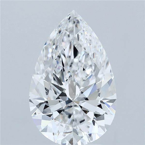 4.09ct Pear E VVS1 Lab Created Diamond