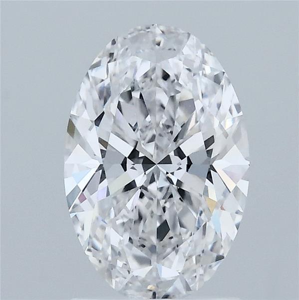 1.51ct Oval D VVS2 Lab Created Diamond