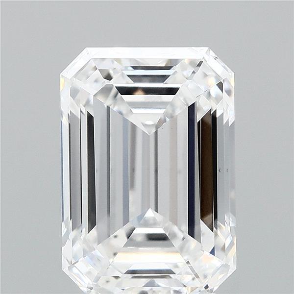 4ct Emerald D VS1 Lab Created Diamond
