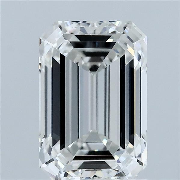 2.03ct Emerald F VVS2 Lab Created Diamond