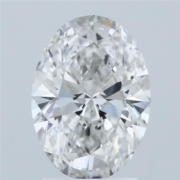 2.1ct Oval F VS2 Lab Created Diamond