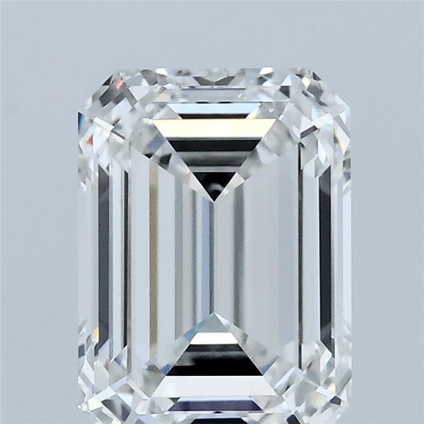 2ct Emerald F VS1 Lab Created Diamond