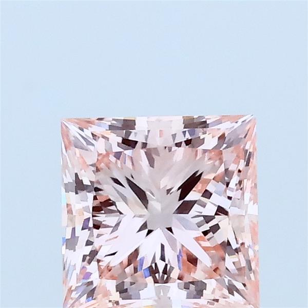 1.02ct Princess FANCY INTENSE PINK VS1 Lab Created Diamond