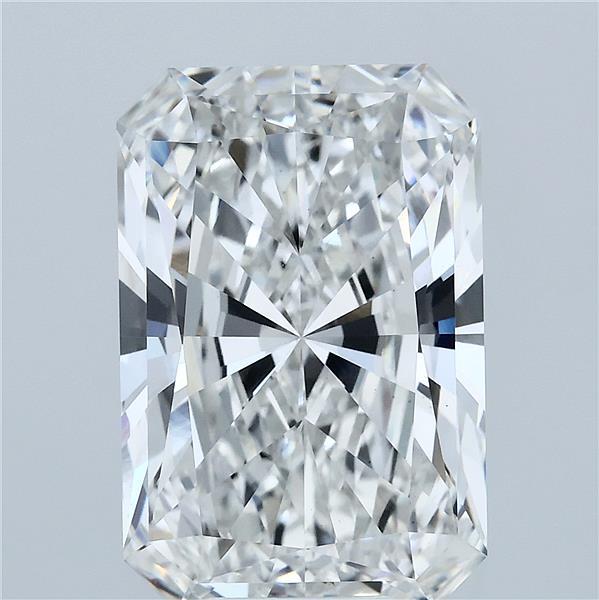 7.5ct Radiant F VVS2 Lab Created Diamond