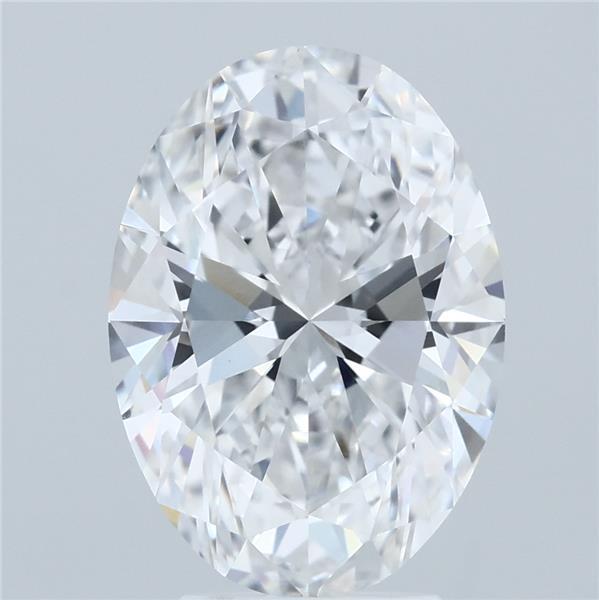 4.21ct Oval D VVS2 Lab Created Diamond