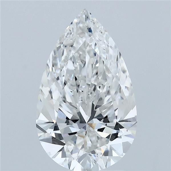2.09ct Pear F VVS1 Lab Created Diamond