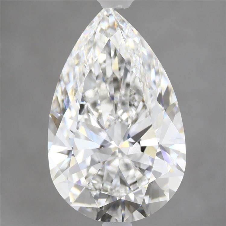 4.38ct Pear F VVS2 Lab Created Diamond
