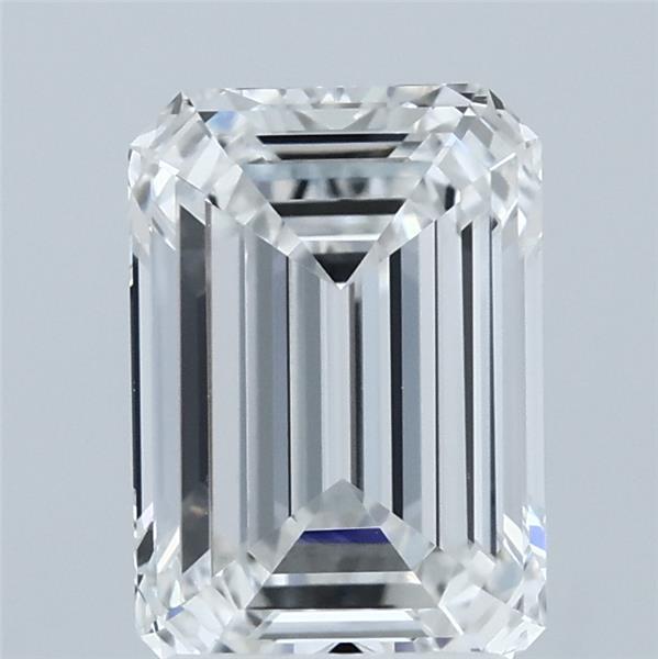 2.09ct Emerald E VVS2 Lab Created Diamond