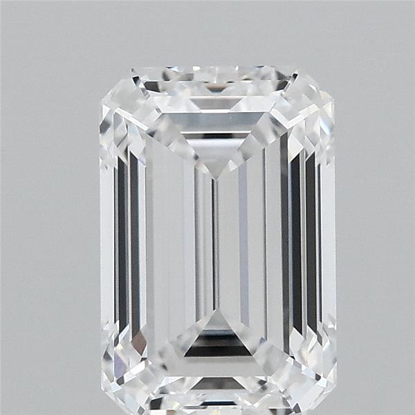 1.97ct Emerald D VVS1 Lab Created Diamond
