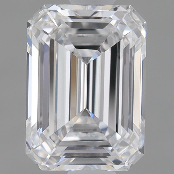 0.97ct Emerald D VVS2 Lab Created Diamond