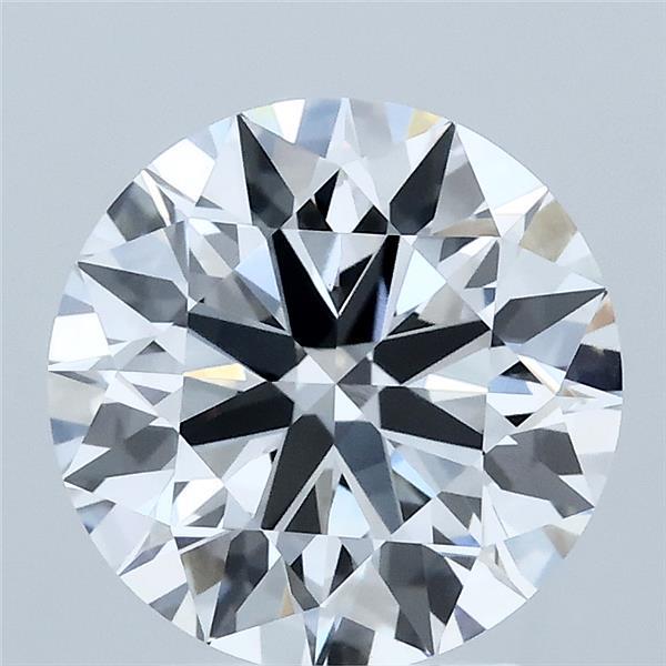 2.81ct Round D VVS2 Lab Created Diamond