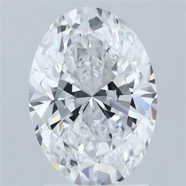 2.05ct Oval D VVS1 Lab Created Diamond
