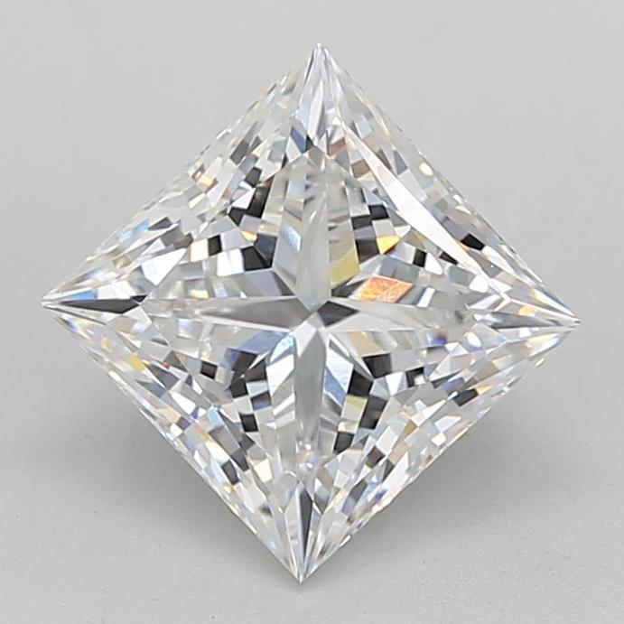 3.05ct Princess E VVS2 Lab Created Diamond