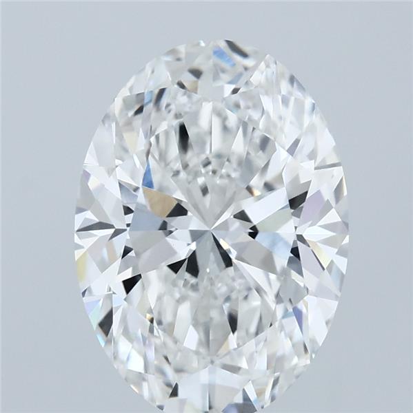 3.1ct Oval E VVS2 Lab Created Diamond