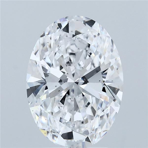3.02ct Oval D VS2 Lab Created Diamond