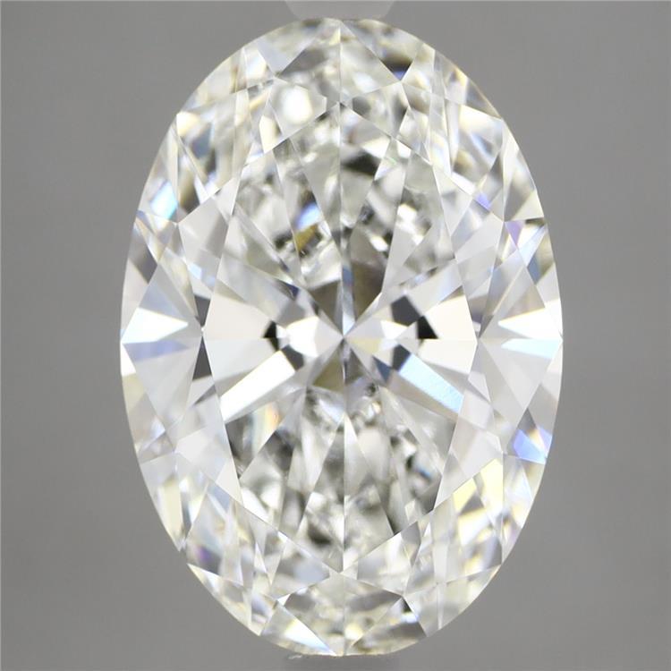 4.61ct Oval F VVS2 Lab Created Diamond