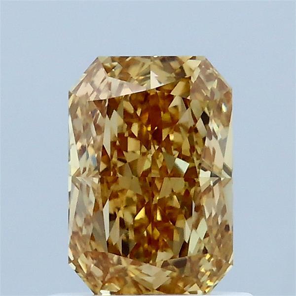 1.02ct Radiant FANCY INTENSE YELLOW VS1 Lab Created Diamond
