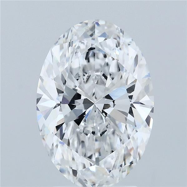 3.1ct Oval E VVS2 Lab Created Diamond