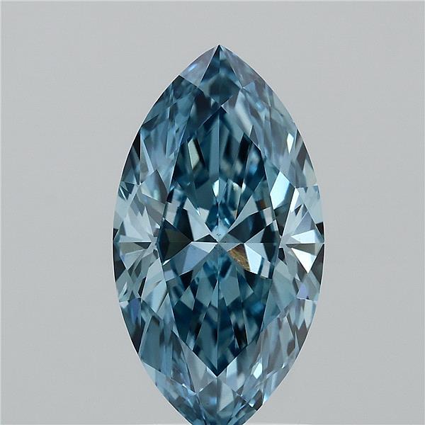 1.5ct Marquise FANCY VIVID BLUE VS1 Lab Created Diamond