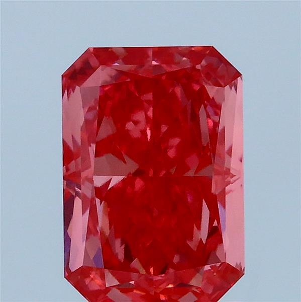 2.18ct Radiant FANCY VIVID PINK VVS2 Lab Created Diamond