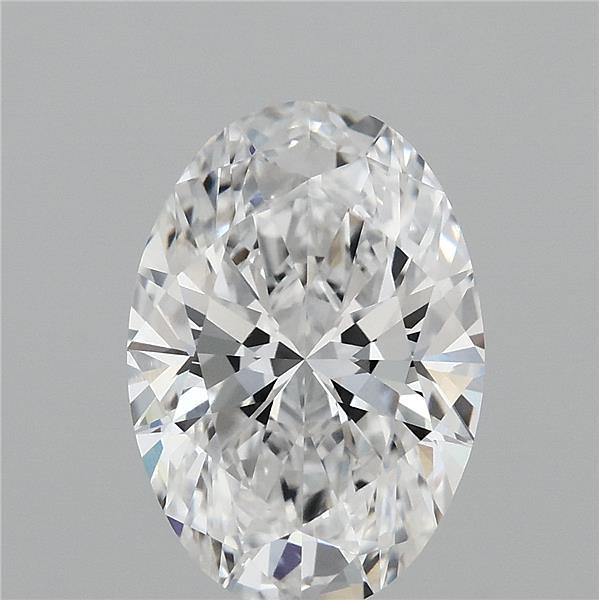 3.1ct Oval D VVS1 Lab Created Diamond
