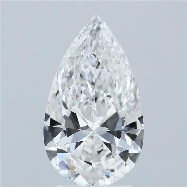 3ct Pear F VS1 Lab Created Diamond