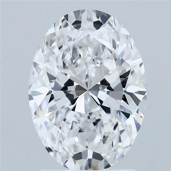 2.1ct Oval D VVS2 Lab Created Diamond