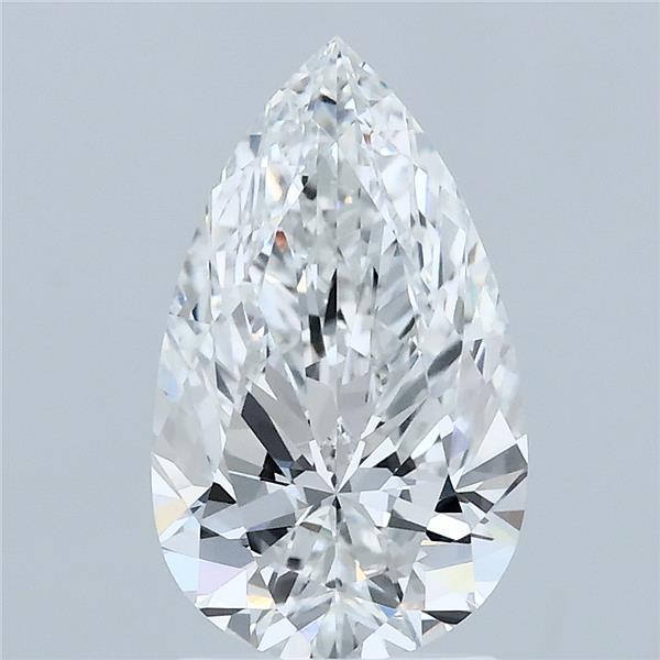 2.02ct Pear F VVS2 Lab Created Diamond