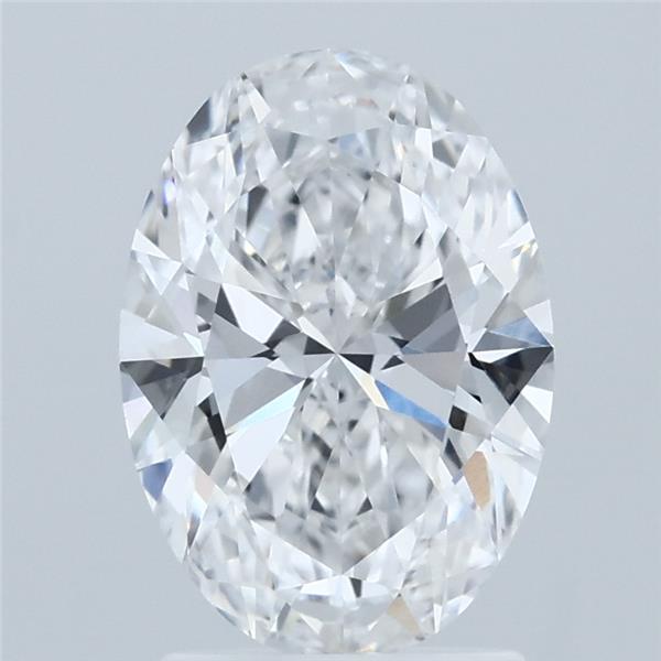 2ct Oval D VVS1 Lab Created Diamond