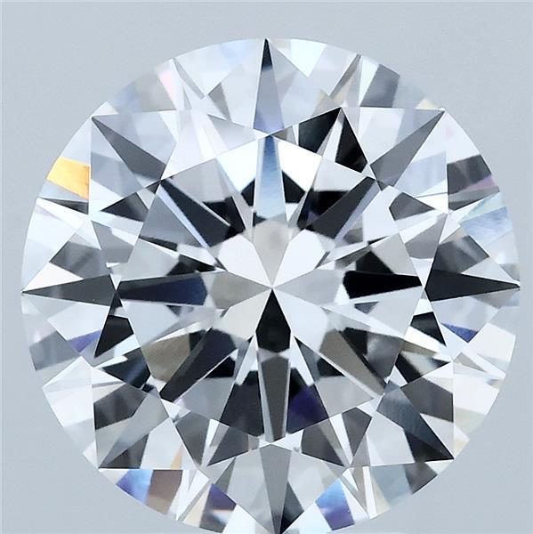 5ct Round E VVS1 Lab Created Diamond