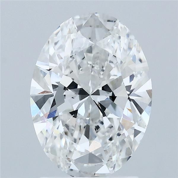 2ct Oval E VS1 Lab Created Diamond