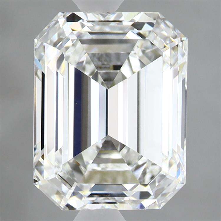 2.84ct Emerald E VVS2 Lab Created Diamond