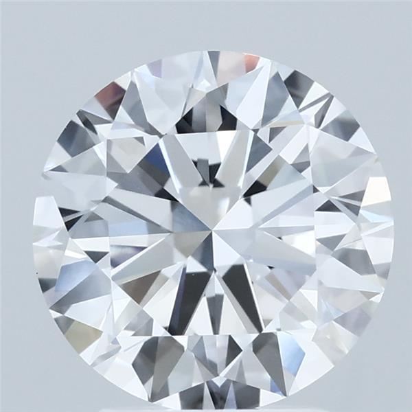 3ct Round D VVS2 Lab Created Diamond