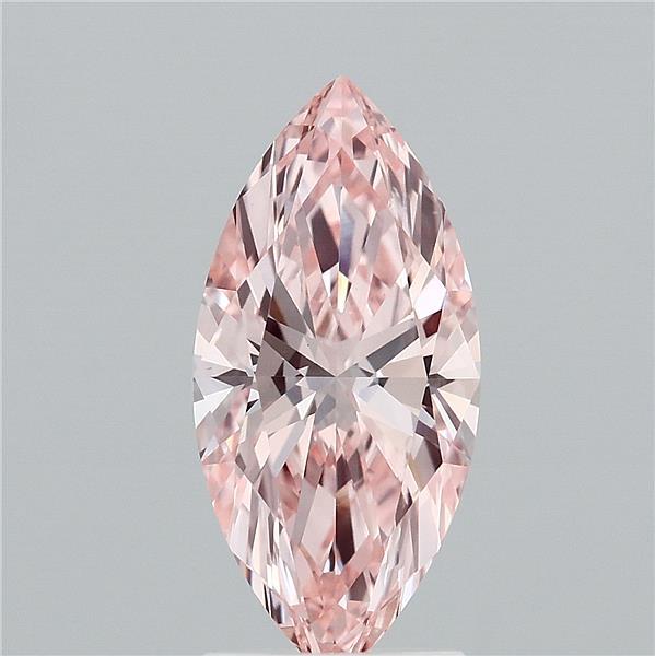 2.01ct Marquise FANCY INTENSE PINK VVS2 Lab Created Diamond