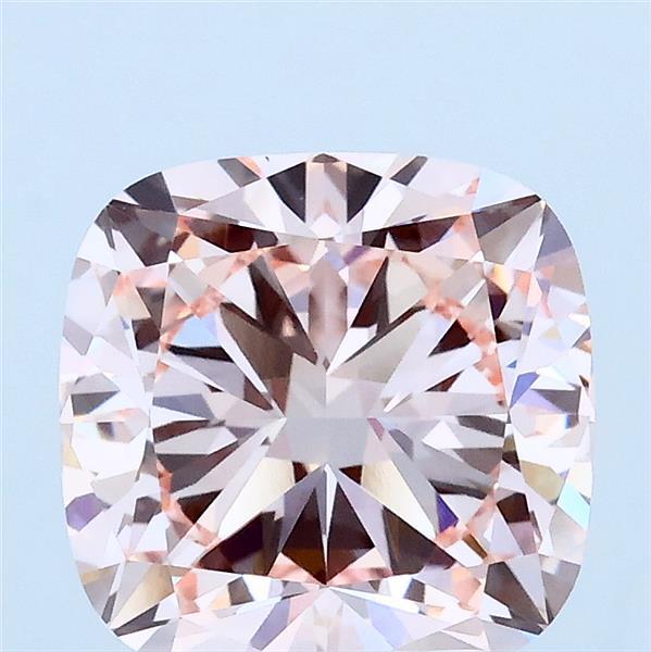 3.01ct Cushion FANCY INTENSE PINK VVS2 Lab Created Diamond