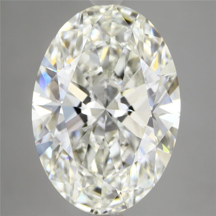 6.05ct Oval F VVS2 Lab Created Diamond