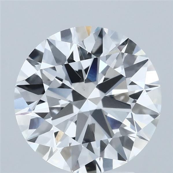 3.09ct Round F VS1 Lab Created Diamond
