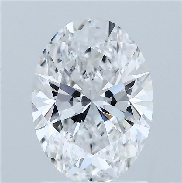 1.51ct Oval D VVS2 Lab Created Diamond
