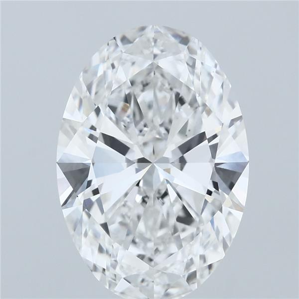 4ct Oval E VS1 Lab Created Diamond