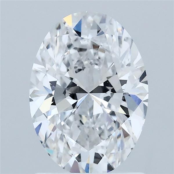 1.5ct Oval D VVS2 Lab Created Diamond