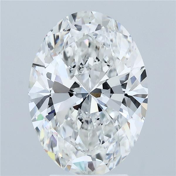 4.01ct Oval E VVS2 Lab Created Diamond