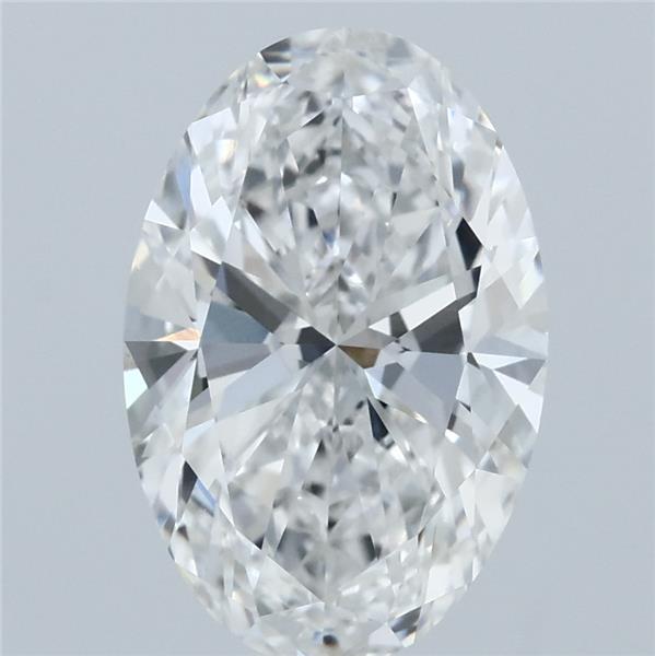 3ct Oval F VVS1 Lab Created Diamond