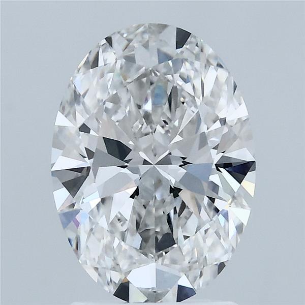 2.05ct Oval F VVS2 Lab Created Diamond