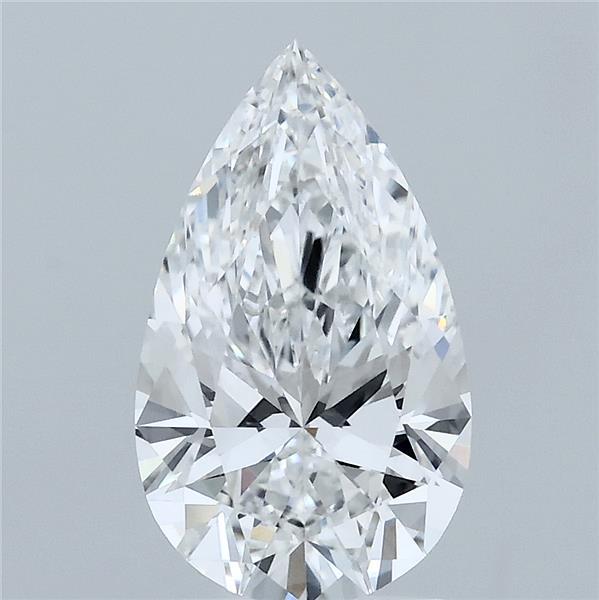 2.05ct Pear E VVS2 Lab Created Diamond