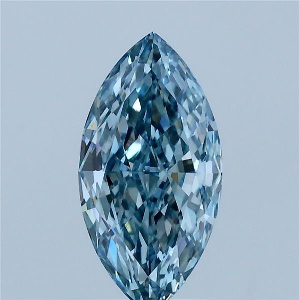 1.56ct Marquise FANCY VIVID BLUE VS1 Lab Created Diamond