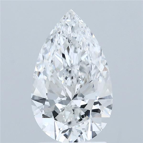 2.07ct Pear E VS1 Lab Created Diamond